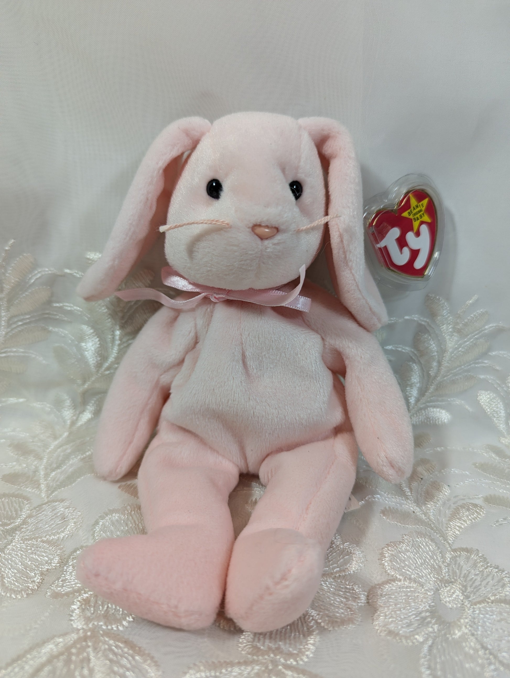 Ty Beanie Baby - Hoppity The Pink Bunny Rabbit (8.5 in) - Vintage Beanies Canada