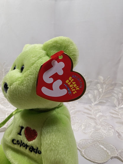 Ty Beanie Baby - I Love Colorado the Bear (8.5in) Colorado Exclusive - Vintage Beanies Canada