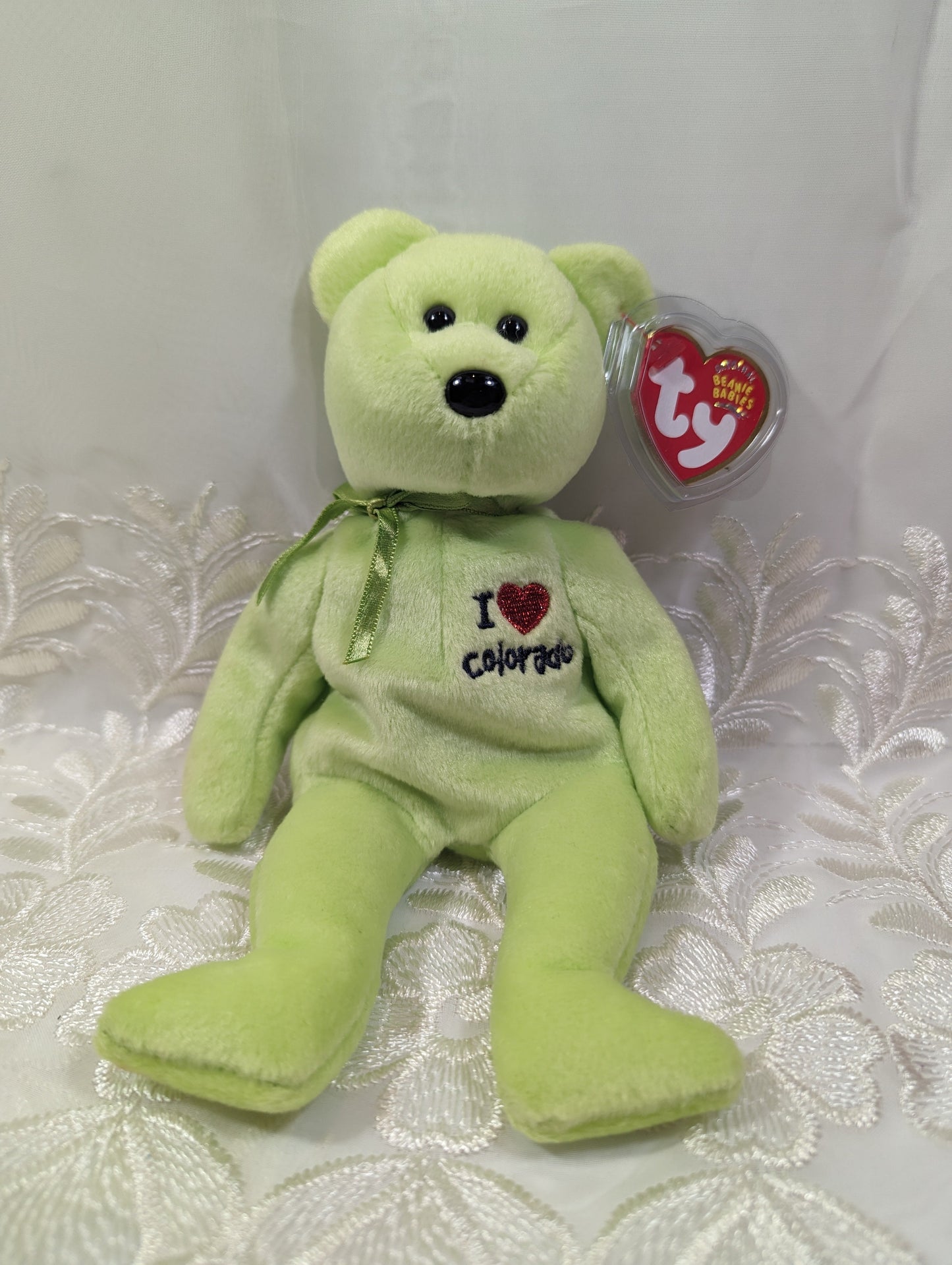 Ty Beanie Baby - I Love Colorado the Bear (8.5in) Colorado Exclusive - Vintage Beanies Canada