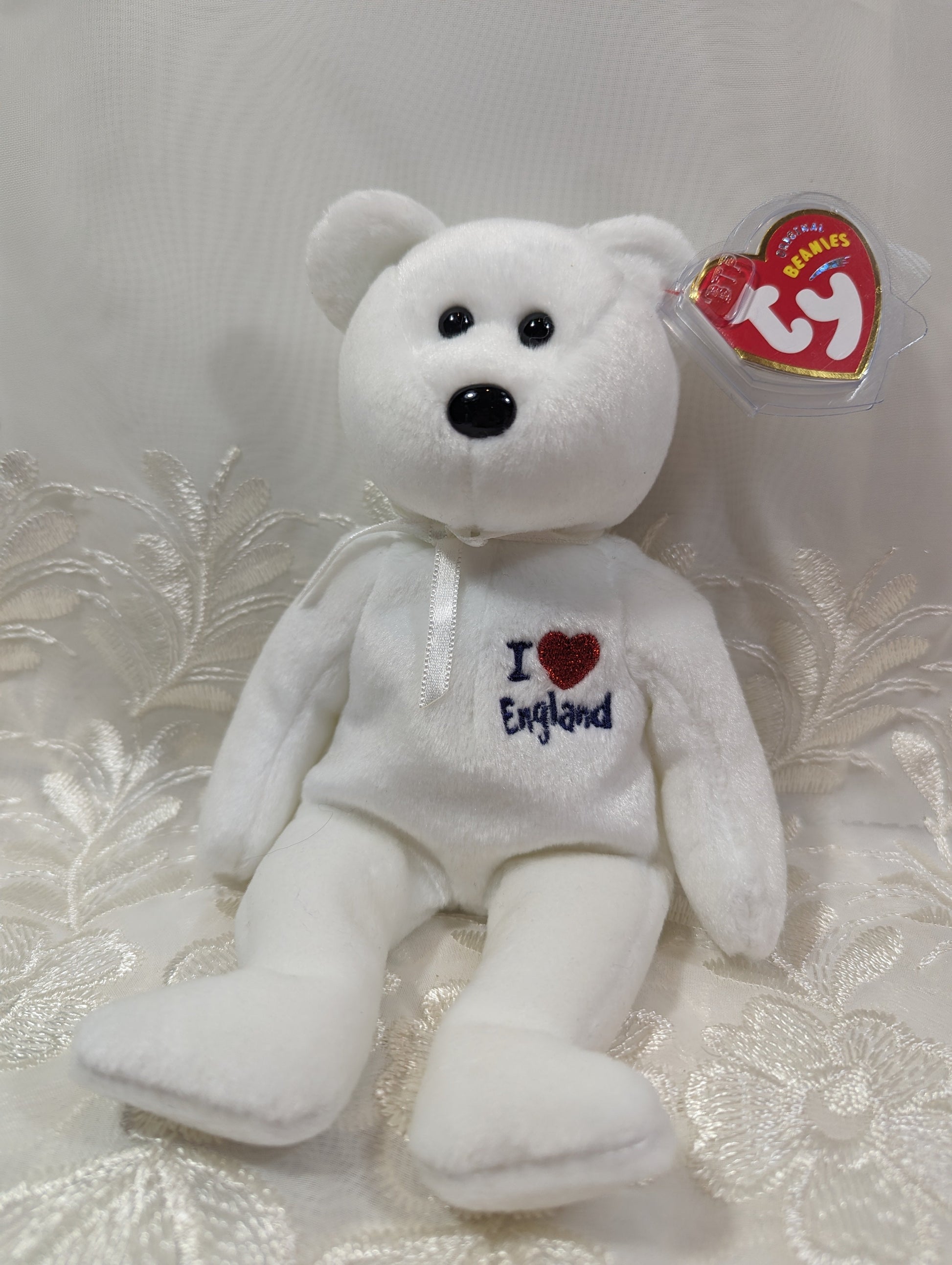 Ty Beanie Baby - I love England the bear (8.5in) UK Exclusive - Vintage Beanies Canada