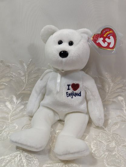 Ty Beanie Baby - I love England the bear (8.5in) UK Exclusive - Vintage Beanies Canada