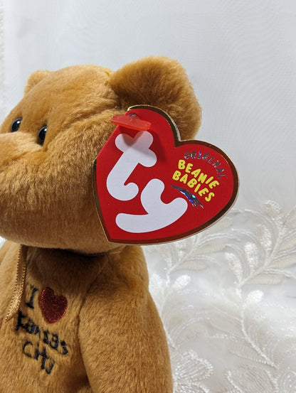 Ty Beanie Baby - I Love Kansas City The Bear (8.5in) Trade Show Exclusive - Vintage Beanies Canada