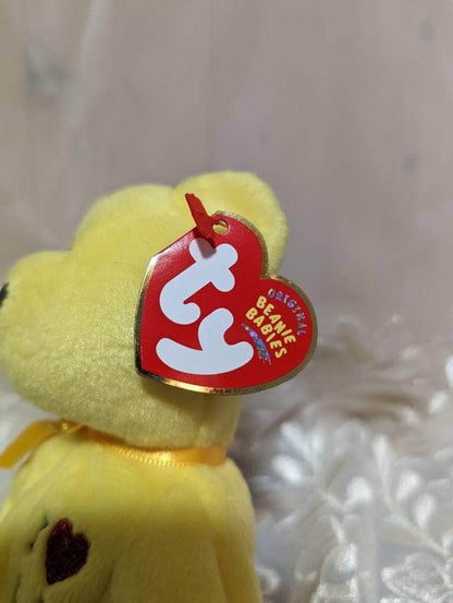 Ty Beanie Baby - I Love L.A. (Los Angeles) The Yellow Bear (8.5in) - Vintage Beanies Canada