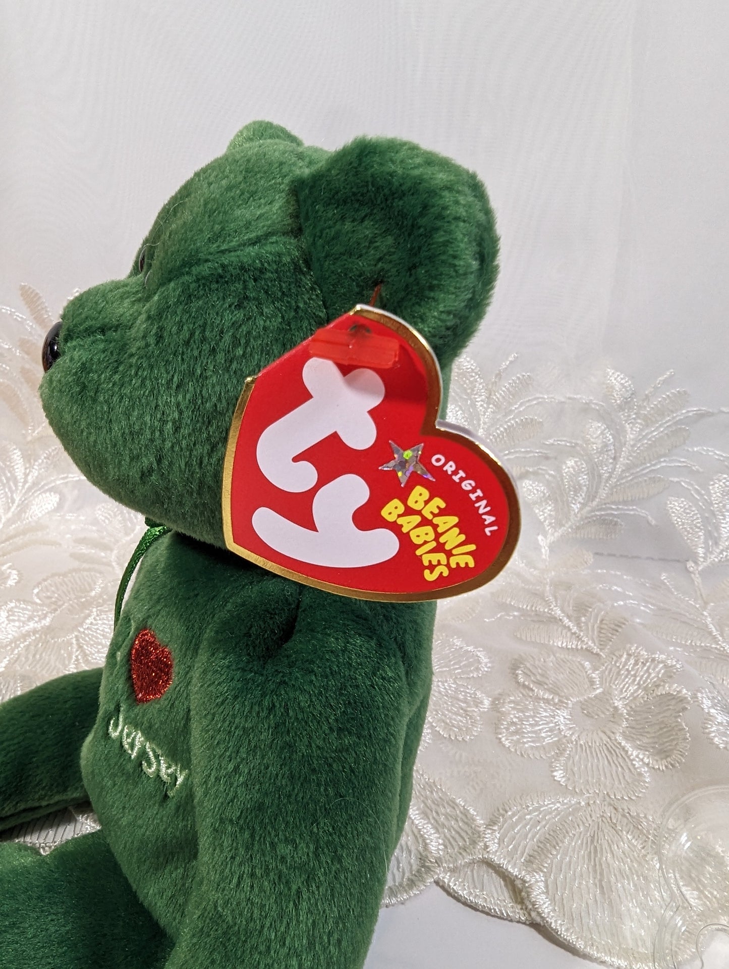 Ty Beanie Baby - I love New Jersey the bear (8.5in) - Vintage Beanies Canada