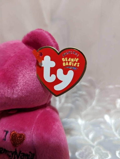 Ty Beanie Baby - I love Pennsylvania The Pink Bear (8.5in) - Vintage Beanies Canada