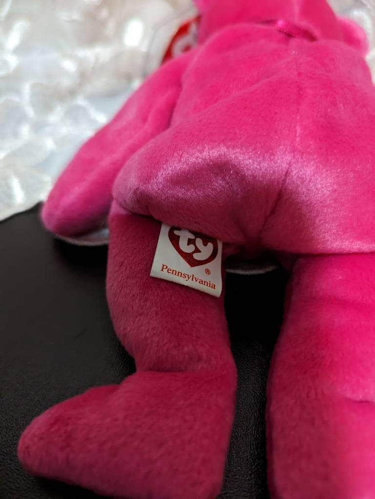 Ty Beanie Baby - I love Pennsylvania The Pink Bear (8.5in) - Vintage Beanies Canada