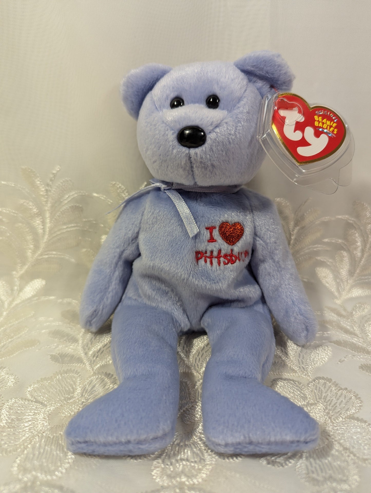 Ty Beanie Baby - I Love Pittsburgh The Bear (8.5 in) - Vintage Beanies Canada