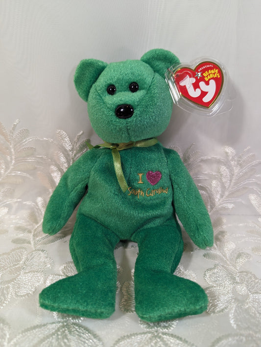 Ty Beanie Baby - I love South Carolina the bear (8.5in) - Vintage Beanies Canada