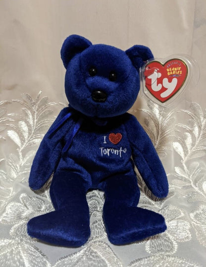 Ty Beanie Baby - I Love Toronto the Bear (8.5in) - Vintage Beanies Canada