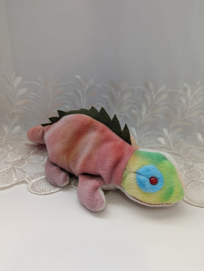 Ty Beanie Baby - Iggy The Multi-colored Iguana (9in) - Vintage Beanies Canada