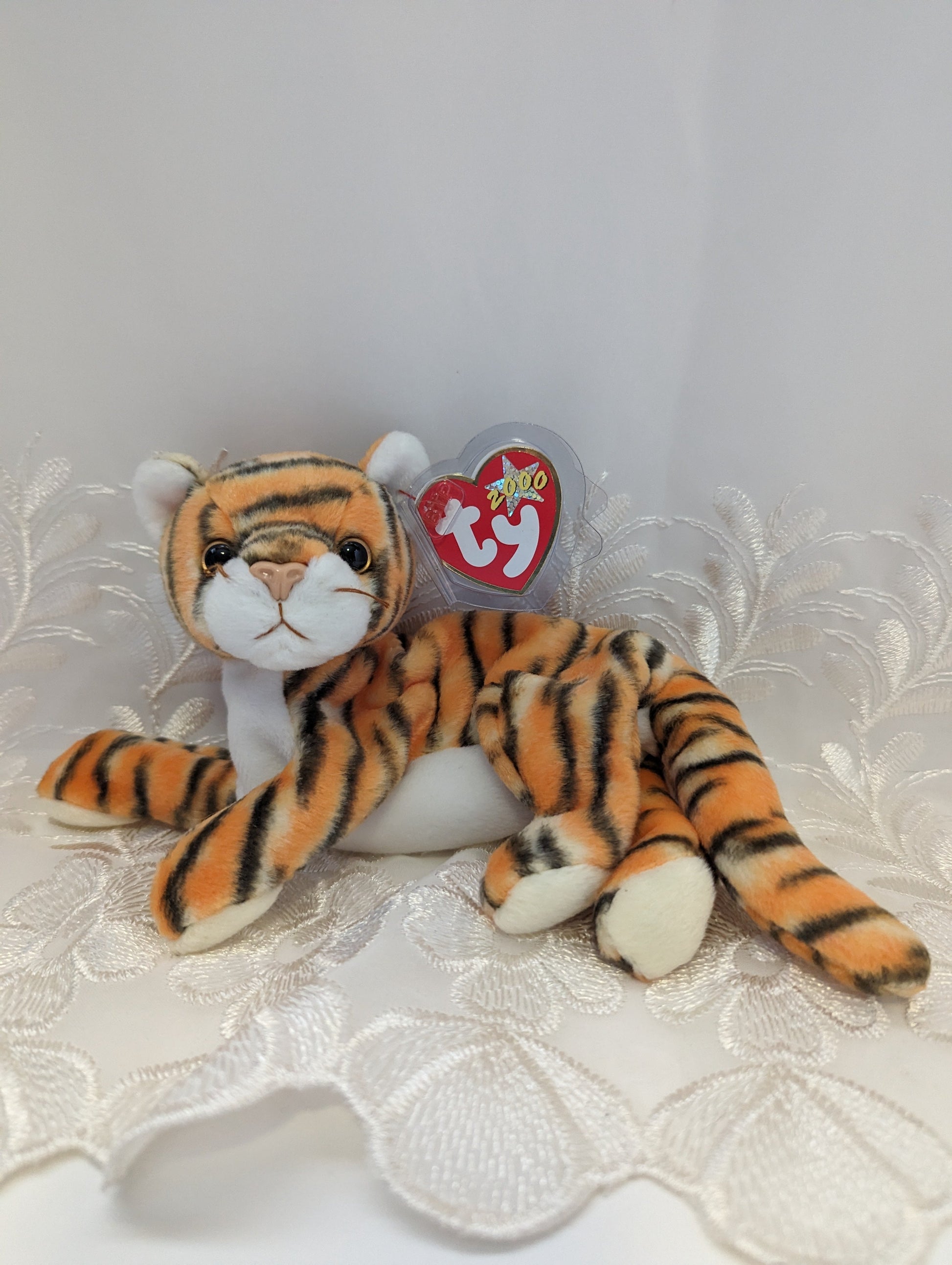 Ty Beanie Baby - India The Tiger (8in) - Vintage Beanies Canada