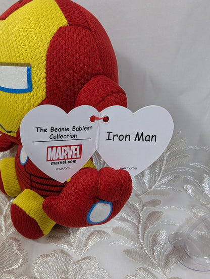 Ty Beanie Baby - Iron Man From Marvel (6in) - Vintage Beanies Canada