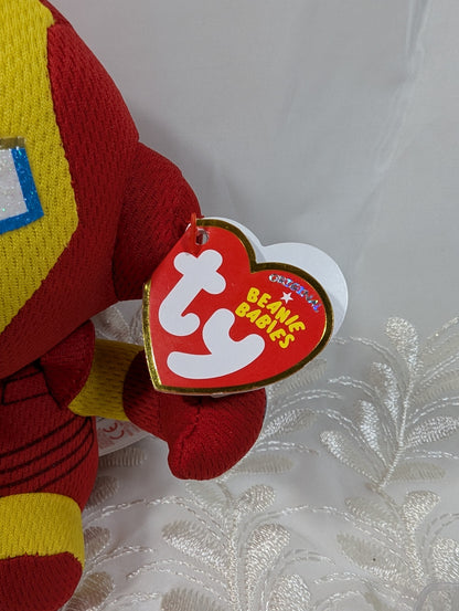 Ty Beanie Baby - Iron Man From Marvel (6in) - Vintage Beanies Canada