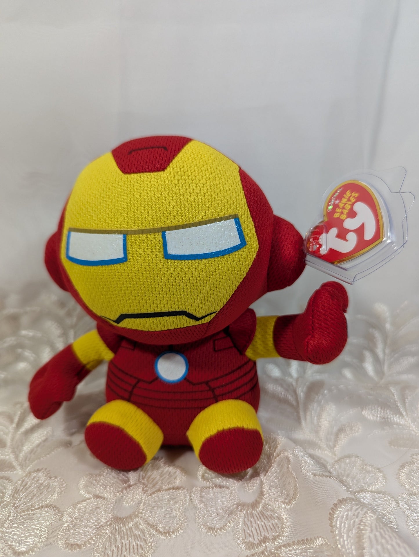 Ty Beanie Baby - Iron Man From Marvel (6in) - Vintage Beanies Canada