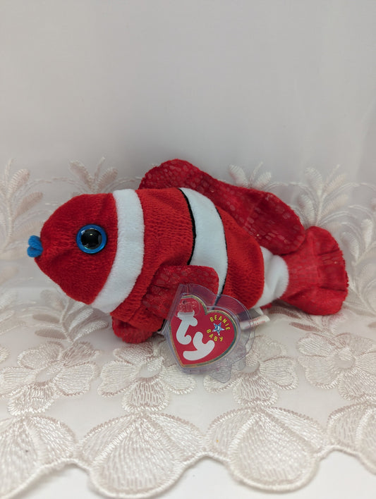 Ty Beanie Baby - Jester The Clownfish (8in) - Vintage Beanies Canada