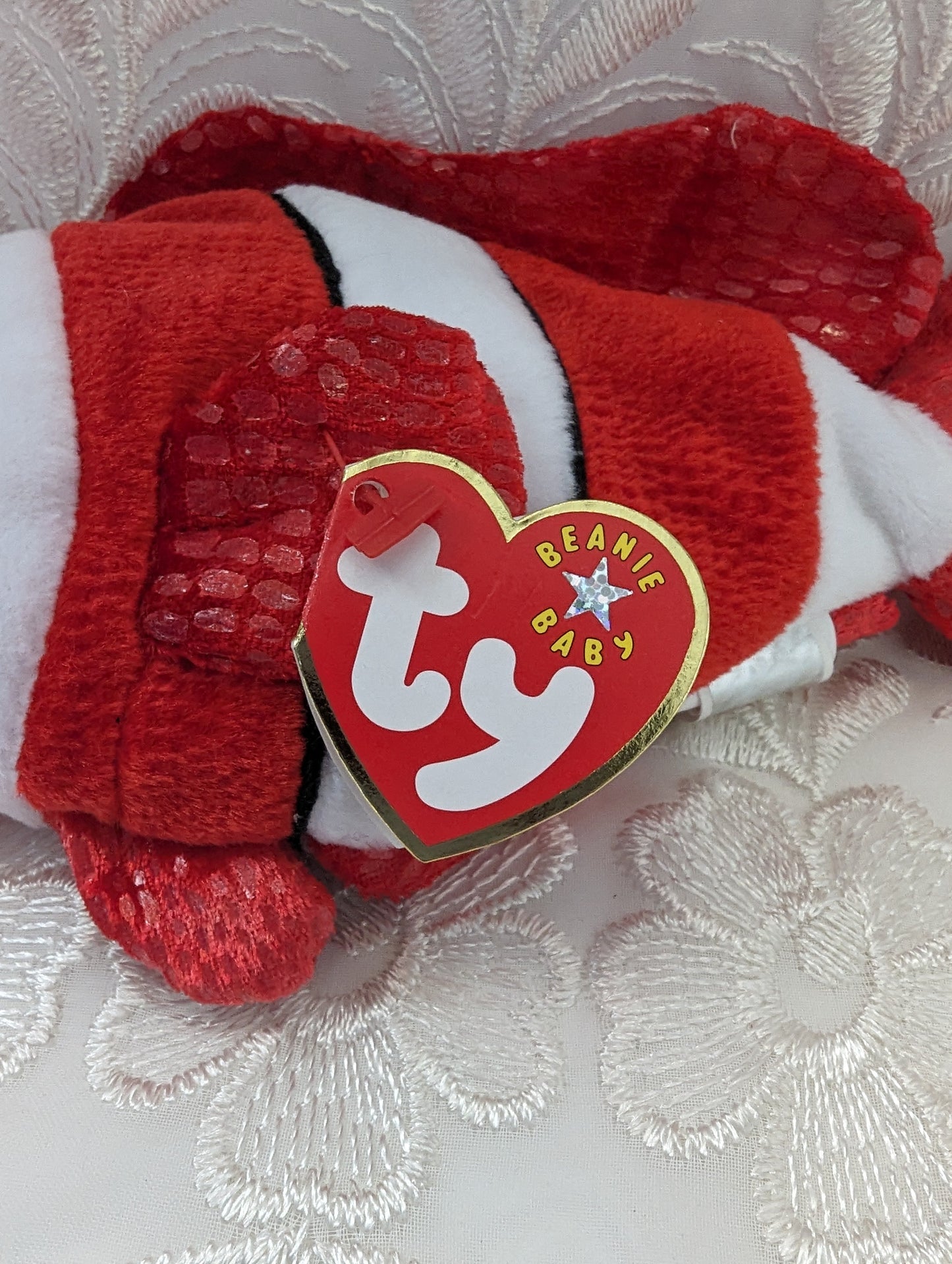 Ty Beanie Baby - Jester The Clownfish (8in) - Vintage Beanies Canada