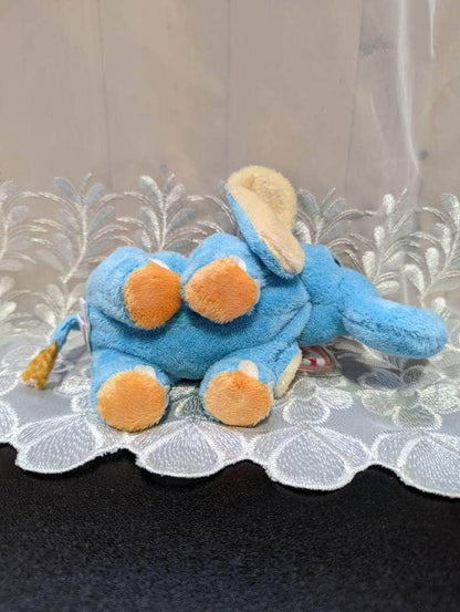 Ty Beanie Baby - Jimbo The Blue Elephant (8in) - Vintage Beanies Canada