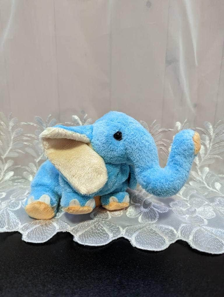 Ty Beanie Baby - Jimbo The Blue Elephant (8in) - Vintage Beanies Canada