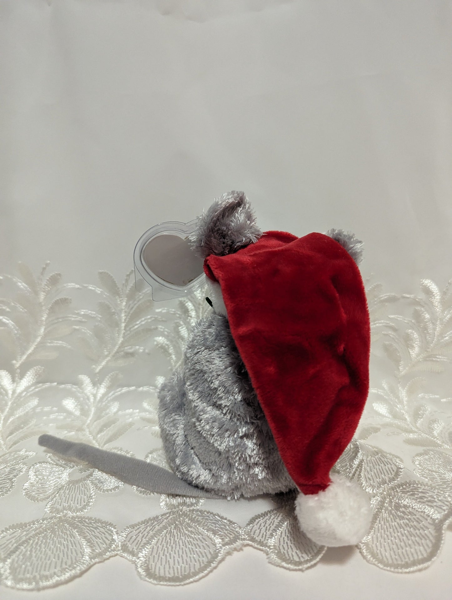 Ty Beanie Baby - Jinglemouse The Gray Christmas Mouse (6in) Near Mint - Vintage Beanies Canada