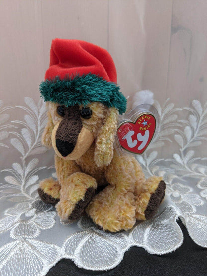 Ty Beanie Baby - Jinglepup the Holiday Dog USA Version (6in) - Vintage Beanies Canada