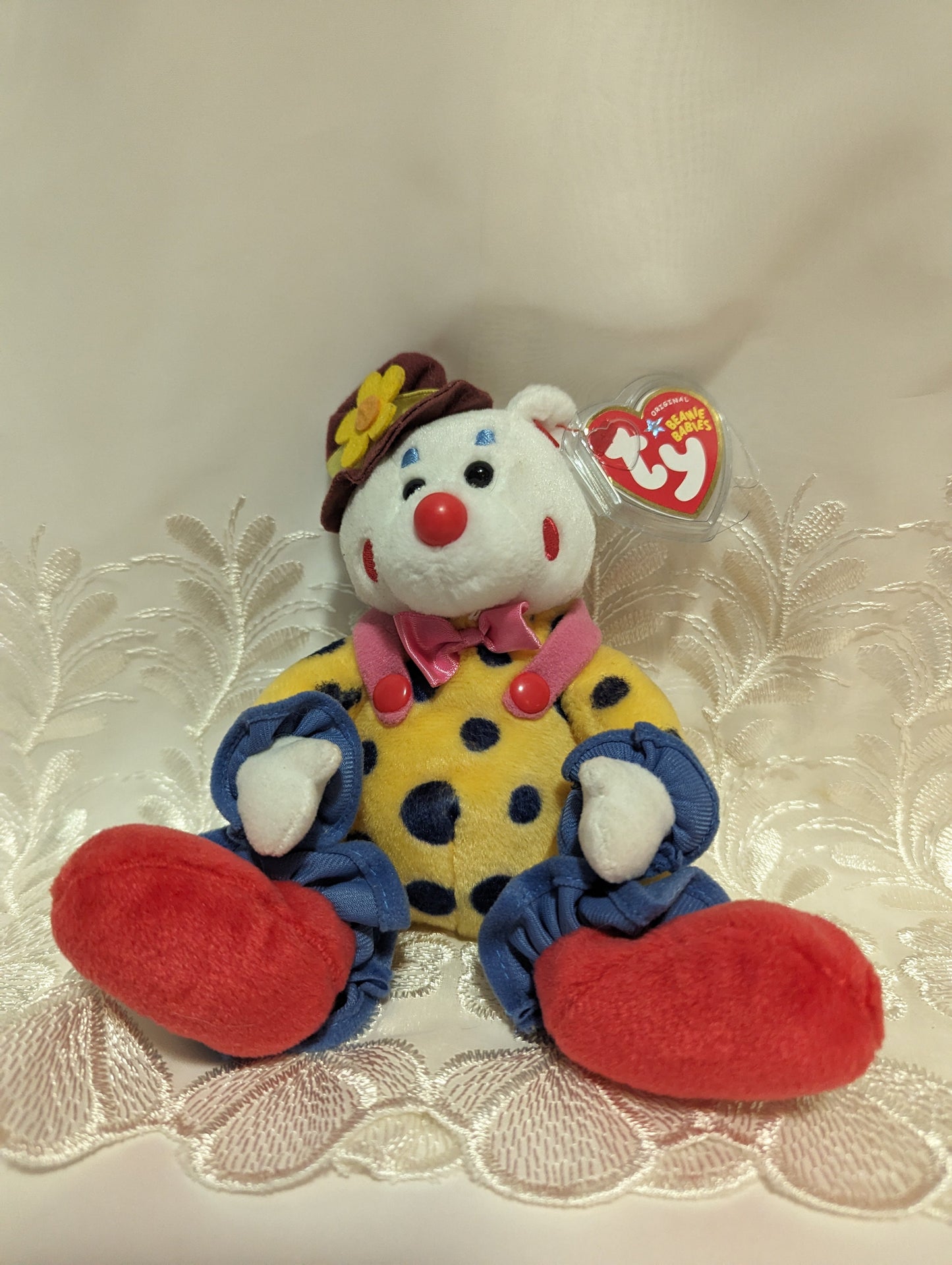 Ty Beanie Baby - Juggles The Clown (6.5in) - Vintage Beanies Canada