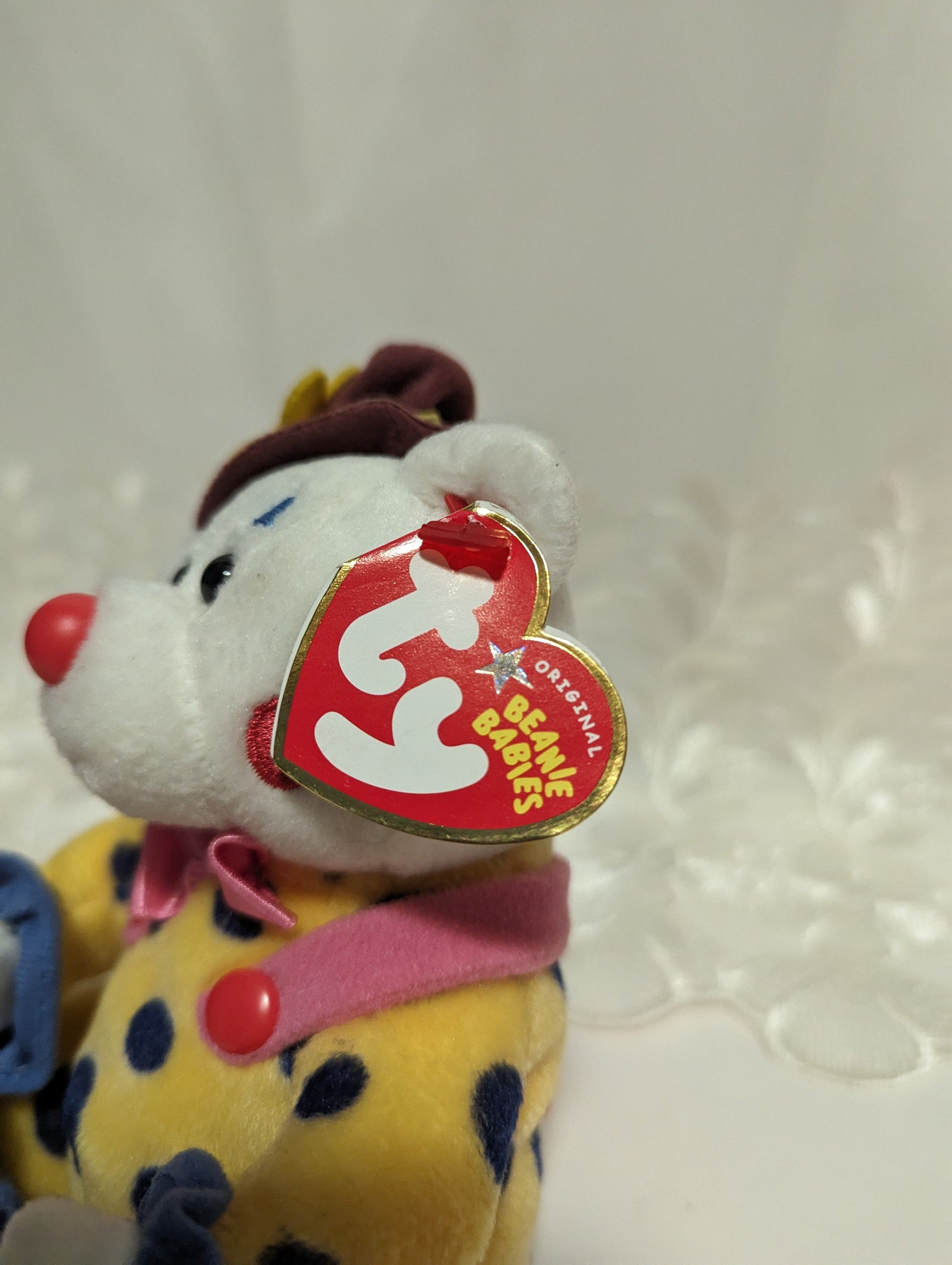 Ty Beanie Baby - Juggles The Clown (6.5in) - Vintage Beanies Canada