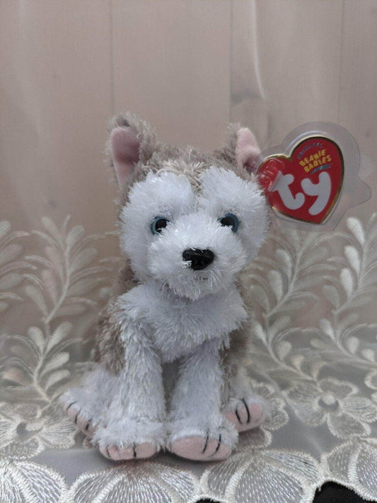 Ty Beanie Baby - Juneau Siberian Husky Malamute Sled dog (6in) Near-Mint - Vintage Beanies Canada