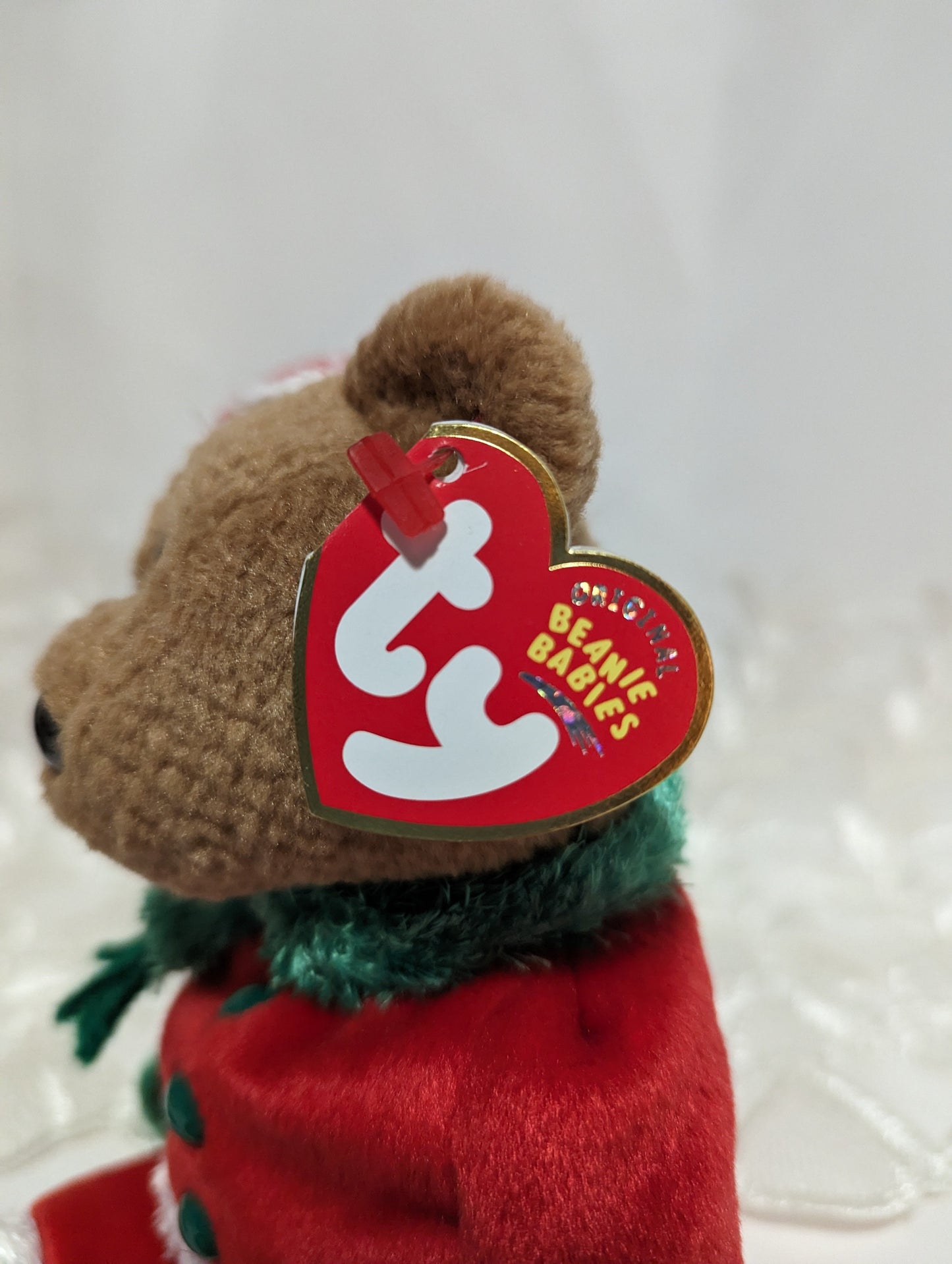 Ty Beanie Baby - Kringle The Bear (8.5in) - Vintage Beanies Canada