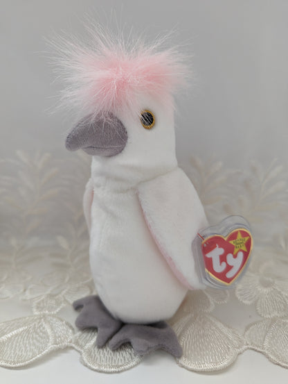 Ty Beanie Baby - Kuku The Cockatoo (6in) - Vintage Beanies Canada