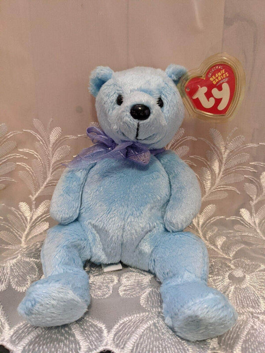 Ty Beanie Baby - Lani The Blue Bear (6in) - Vintage Beanies Canada