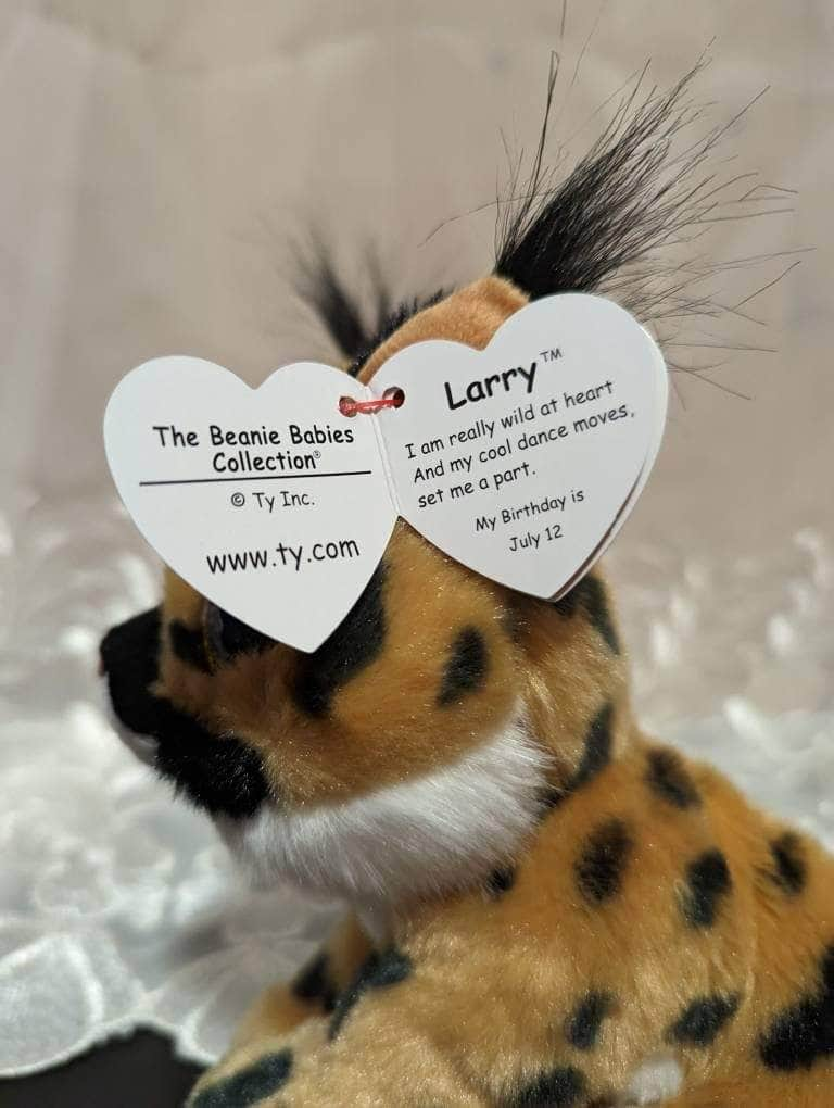 Ty Beanie Baby - Larry The Linx (6in) - Vintage Beanies Canada