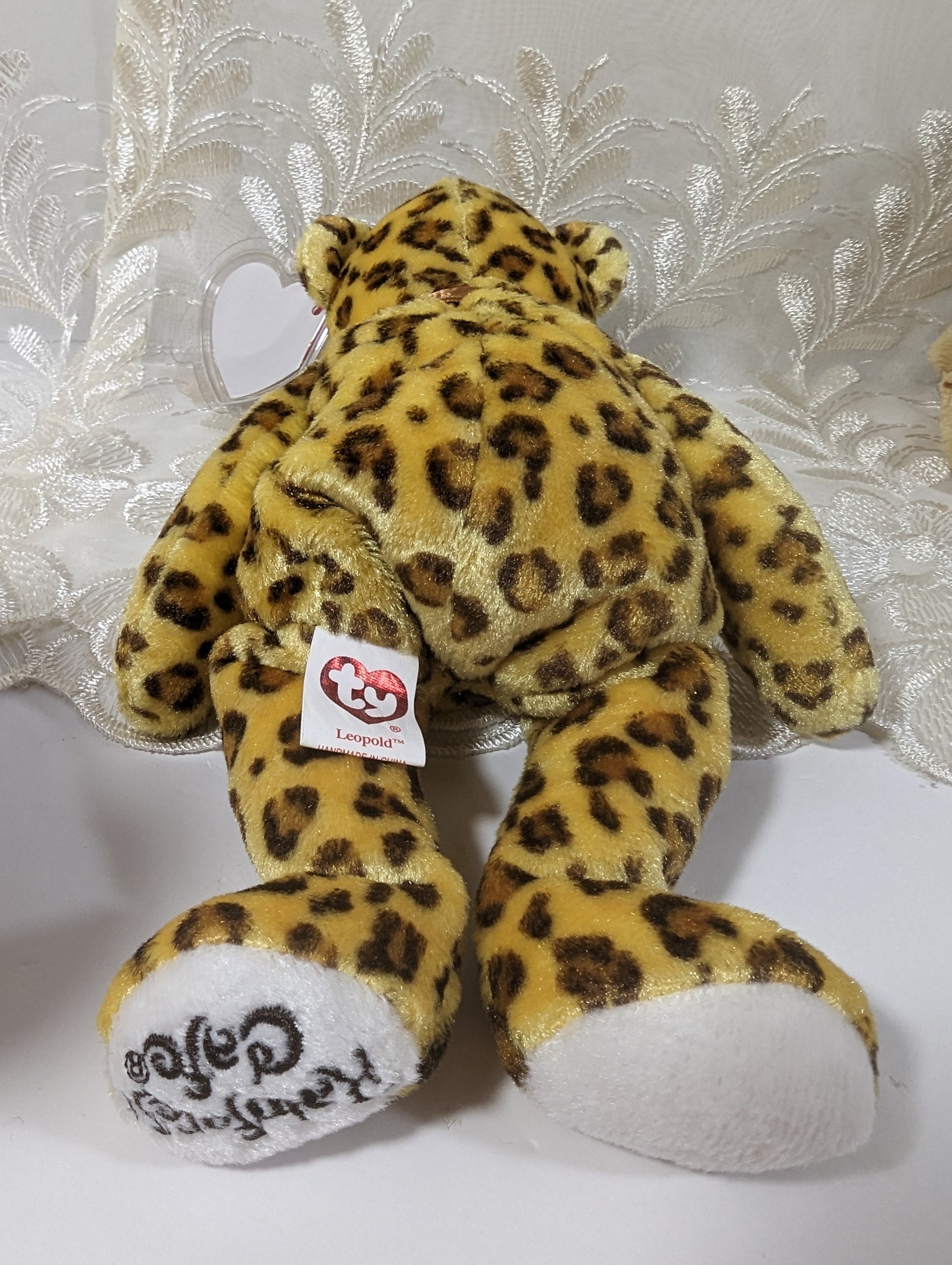 Ty Beanie Baby - Leopold The Bear Rainforest Cafe Exclusive (9in) - Vintage Beanies Canada