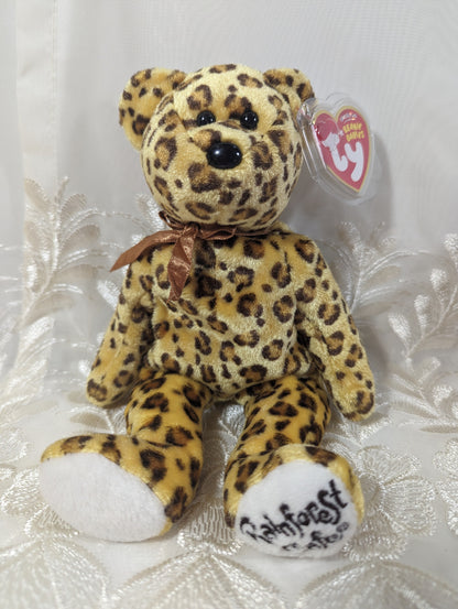 Ty Beanie Baby - Leopold The Bear Rainforest Cafe Exclusive (9in) - Vintage Beanies Canada