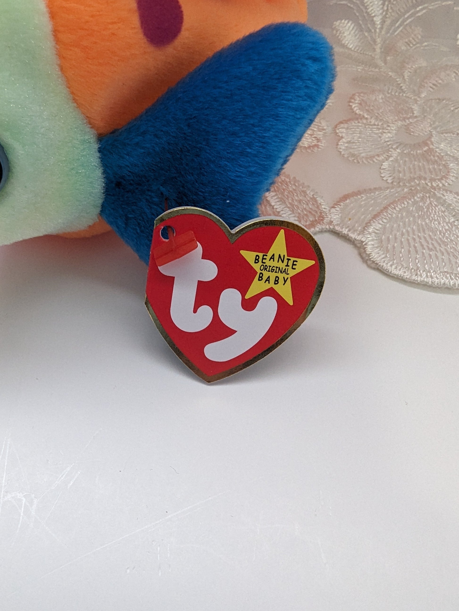 Ty Beanie Baby - Lips The Fish (8in) - Vintage Beanies Canada