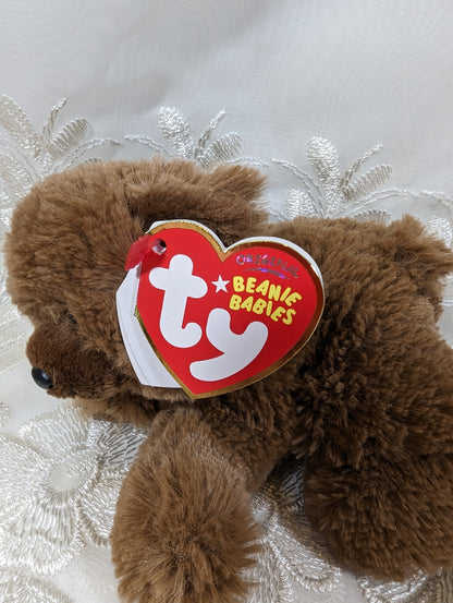 Ty Beanie Baby - Logger The Brown Bear (6in) - Vintage Beanies Canada