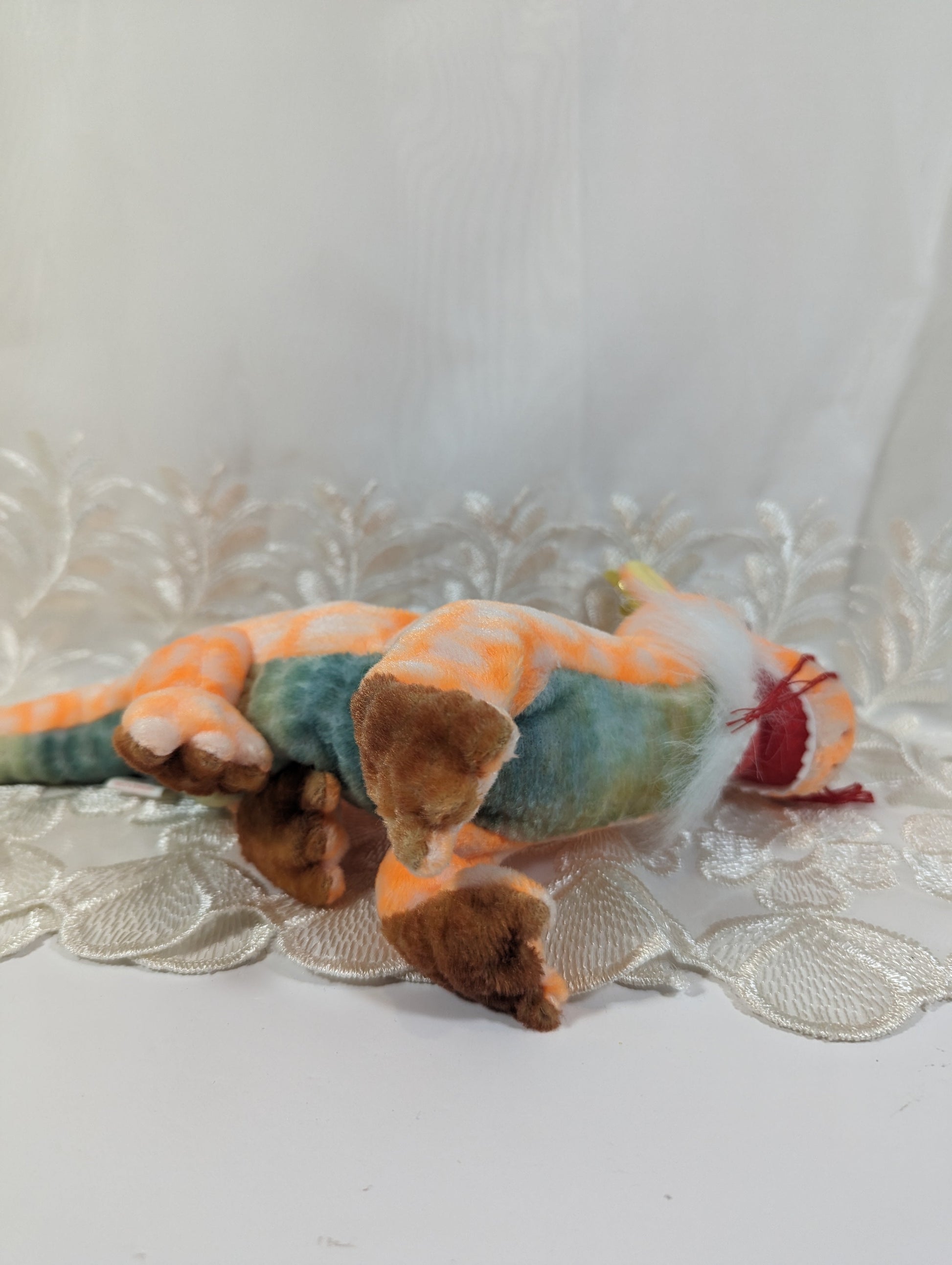 Ty Beanie Baby - Loong The Orange Dragon - Mint *Rare* (Asia - Pacific Exclusive) (12.5in) - Vintage Beanies Canada