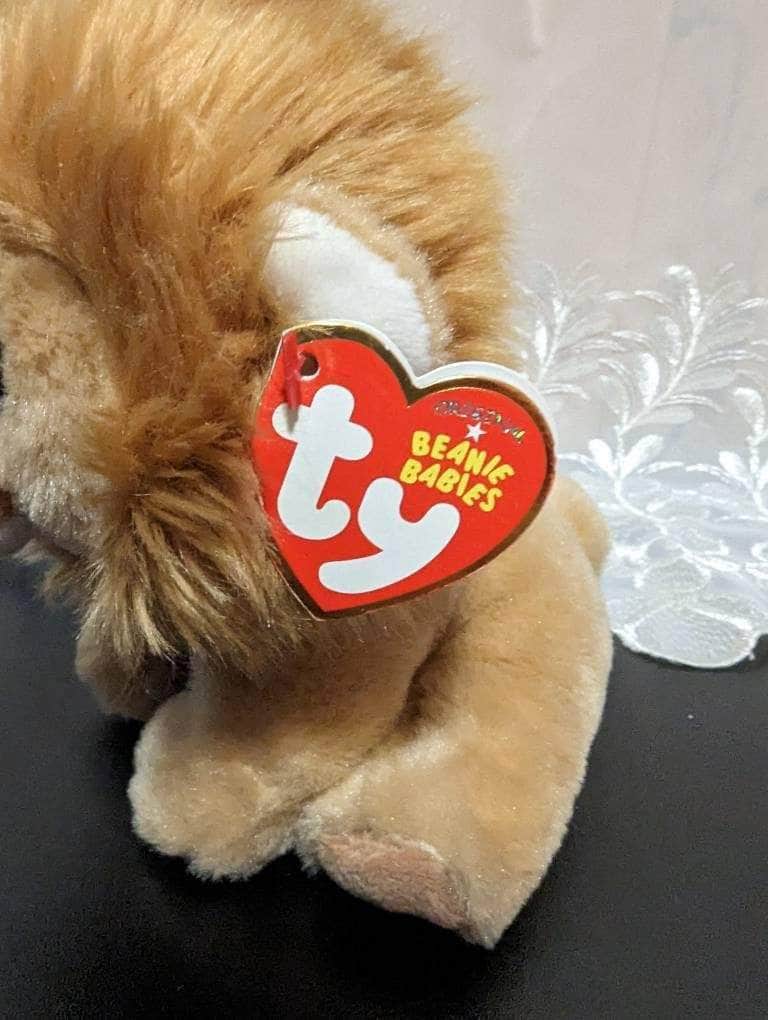 Ty Beanie Baby - Louie The Lion (6in) - Vintage Beanies Canada