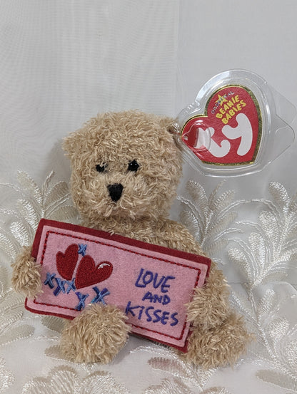 Ty Beanie Baby - Love And Kisses The Bear (5in) Greetings Collection - Vintage Beanies Canada