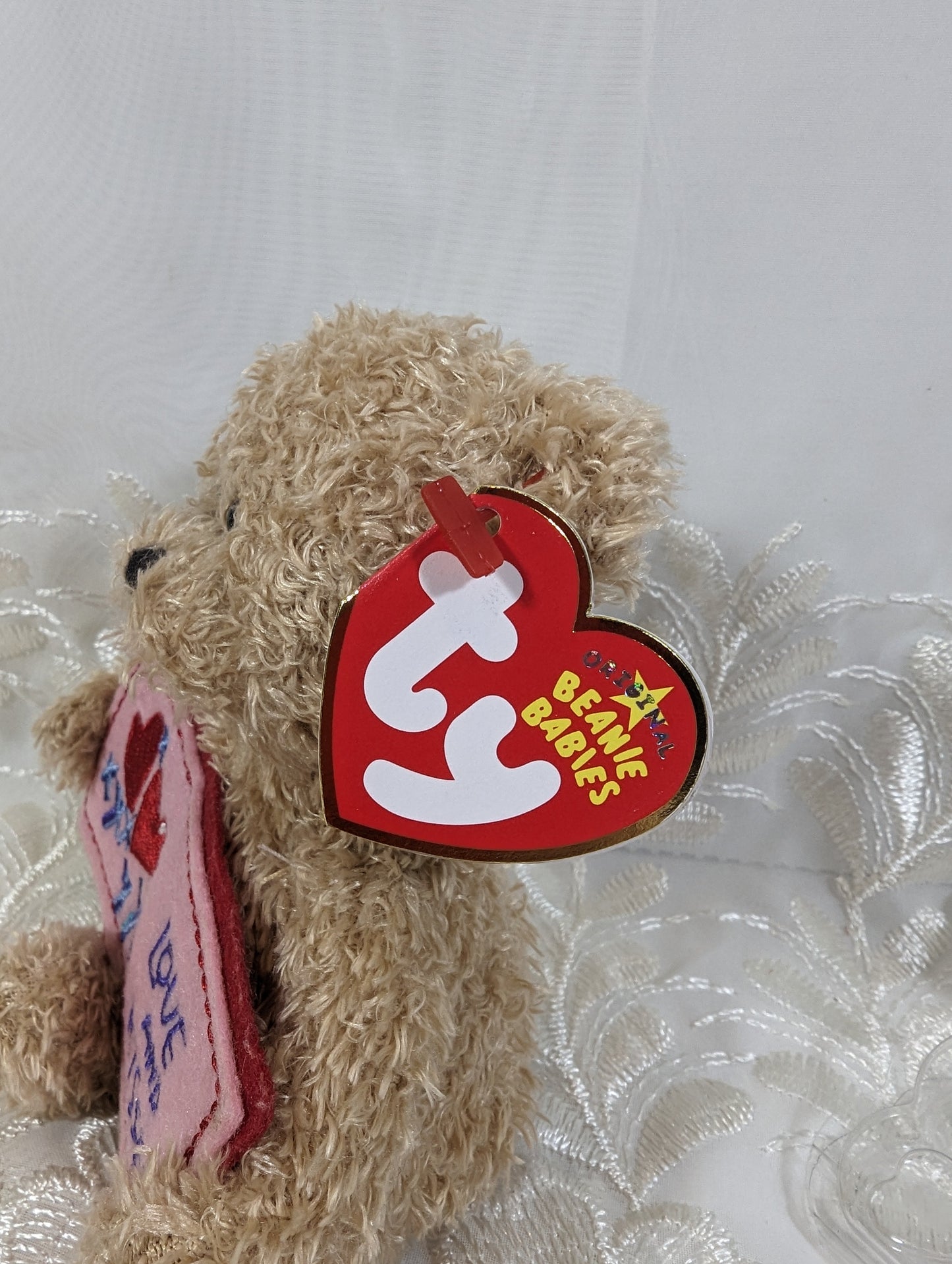 Ty Beanie Baby - Love And Kisses The Bear (5in) Greetings Collection - Vintage Beanies Canada