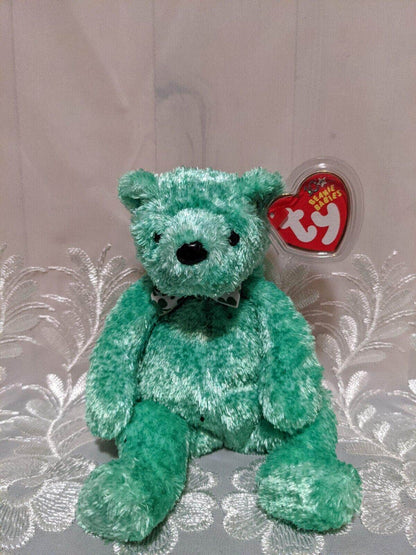 Ty Beanie Baby - LUCK-e The Green St Patrick's Day Bear (6in) - Vintage Beanies Canada