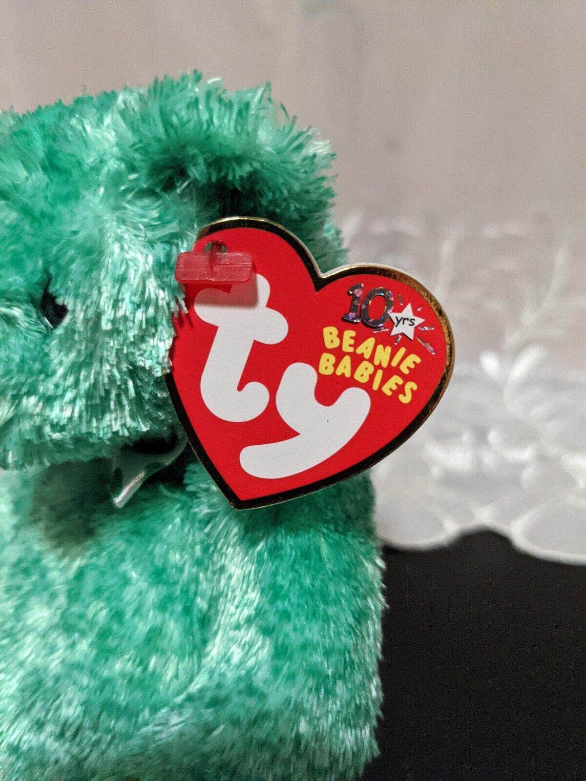 Ty Beanie Baby - LUCK-e The Green St Patrick's Day Bear (6in) - Vintage Beanies Canada