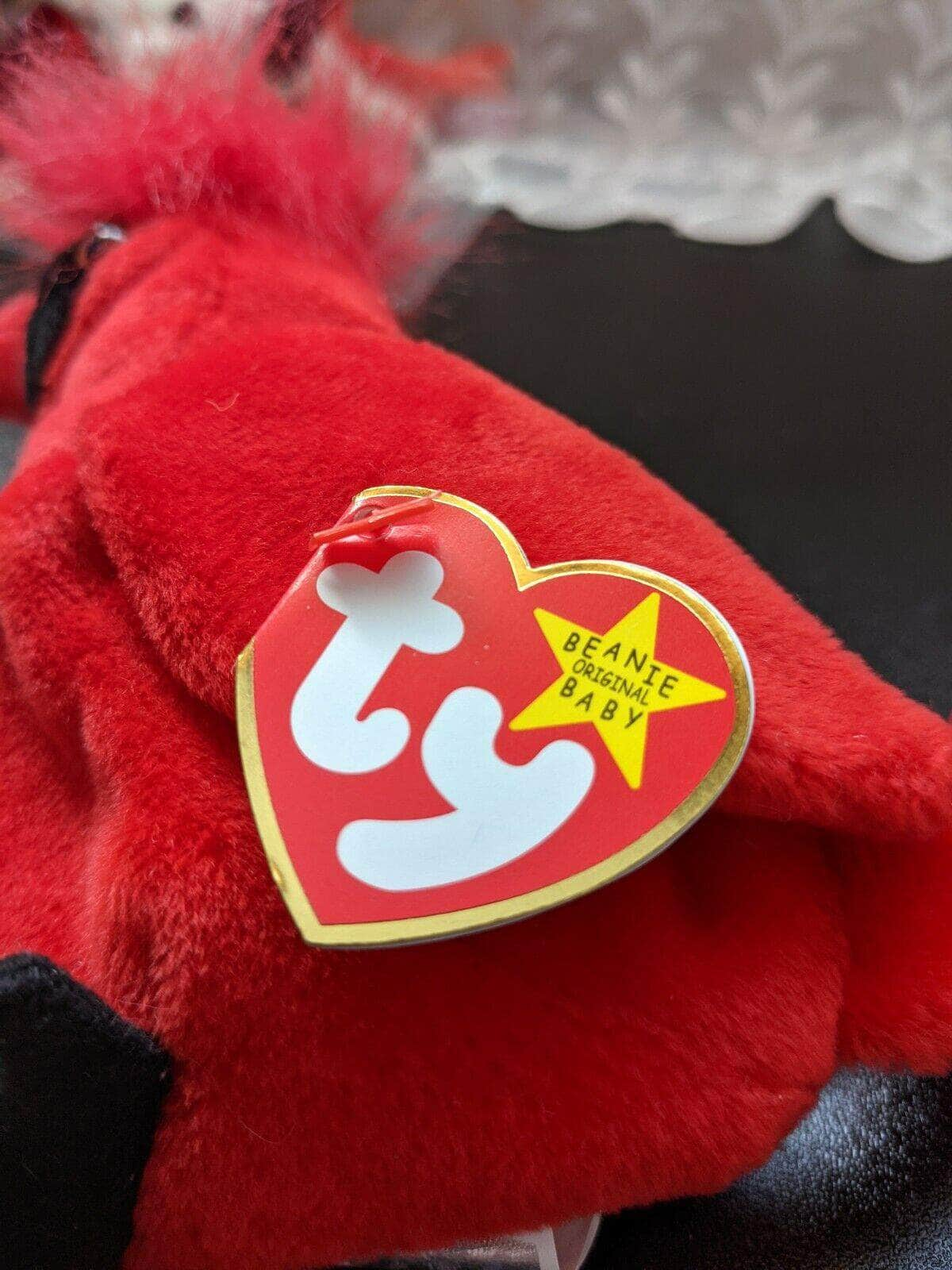 Ty Beanie Baby Mac The Cardinal Plush Toy 5in Vintage Beanies Canada