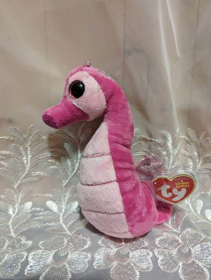 Ty Beanie Baby - Majestic The Pink Seahorse (7in) - Vintage Beanies Canada