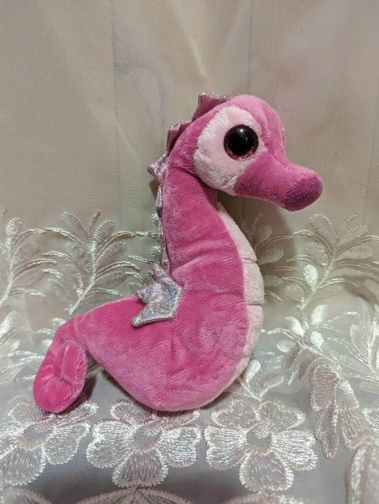 Ty Beanie Baby - Majestic The Pink Seahorse (7in) - Vintage Beanies Canada