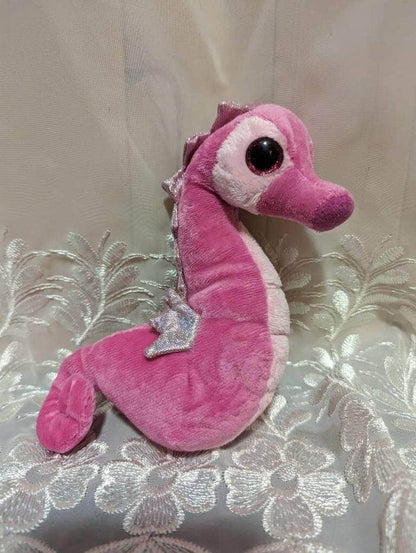 Ty Beanie Baby - Majestic The Pink Seahorse (7in) - Vintage Beanies Canada