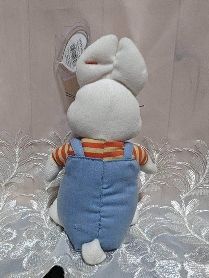 Ty Beanie Baby - Max The Bunny From Max And Ruby The Children's TV Show (7in) Non-mint Tag - Vintage Beanies Canada