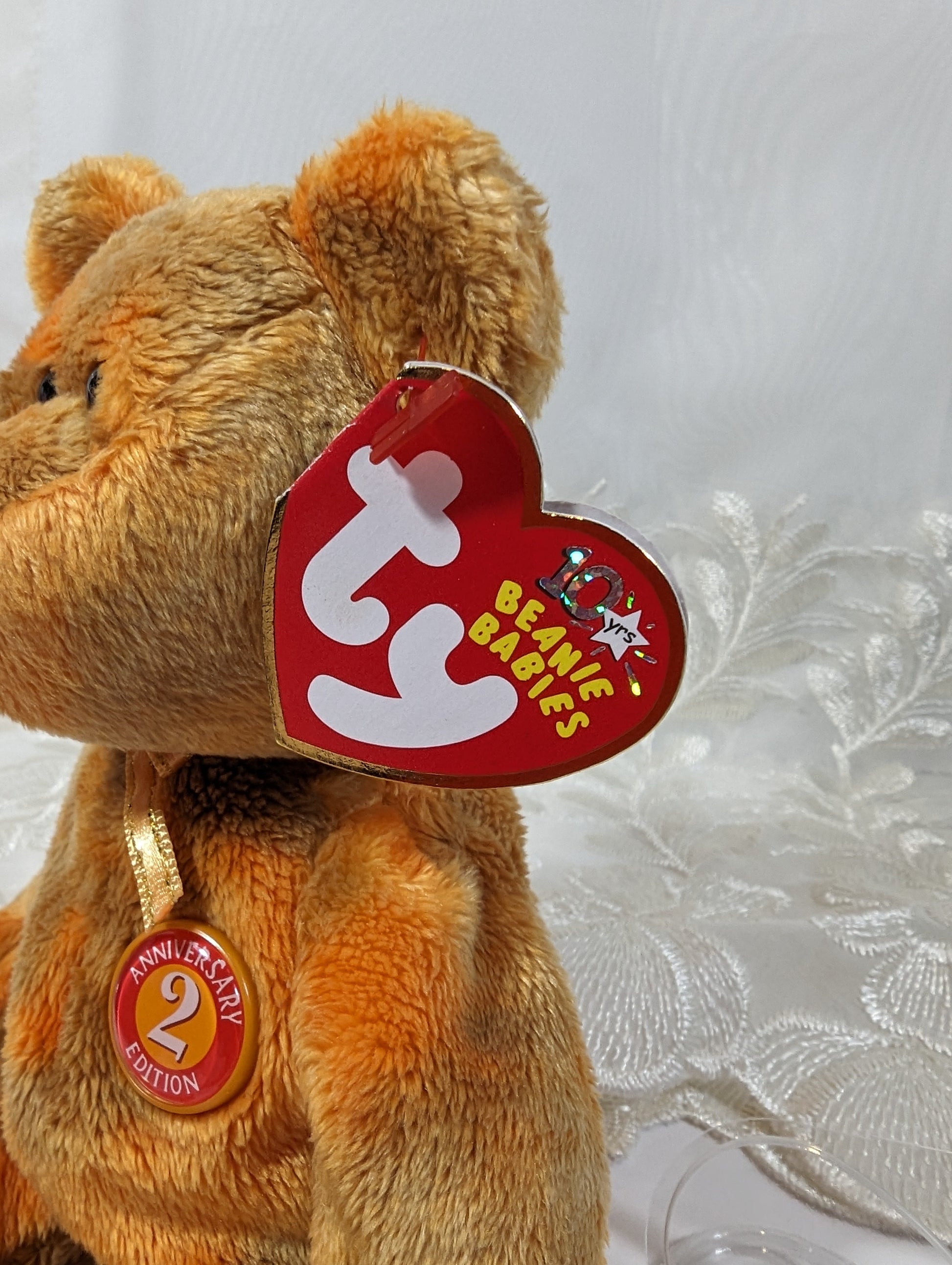 Ty Beanie Baby - M.C. Anniversary Second Edition the Mastercard Bear (8.5in) - Vintage Beanies Canada