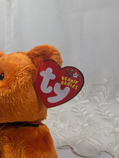 Ty Beanie Baby - M.C. Beanie III The orange MasterCard bear (8.5in) - Vintage Beanies Canada