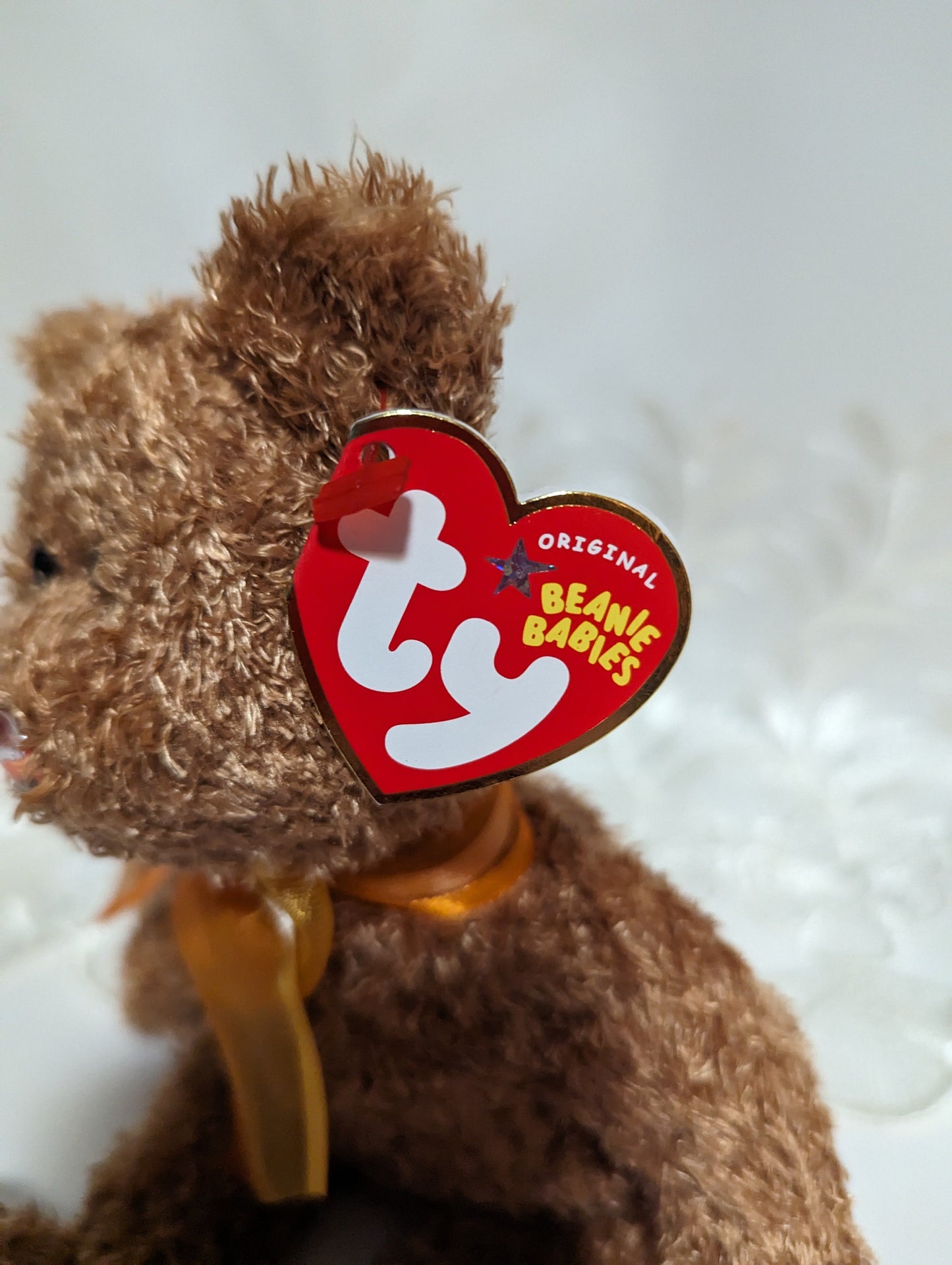 Ty Beanie Baby - M.C. Beanie V The Brown Mastercard Bear (8.5in) - Vintage Beanies Canada