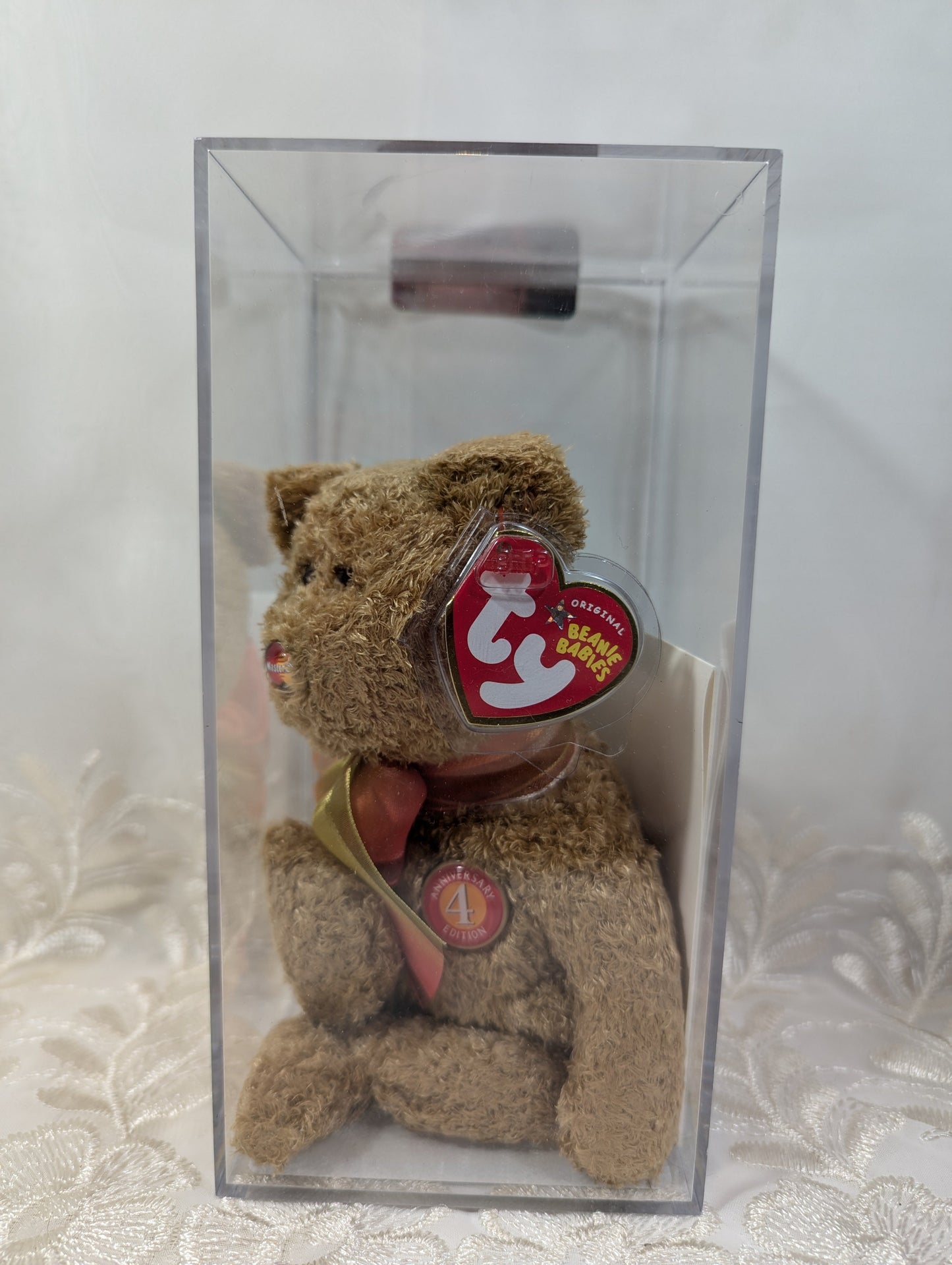 Ty Beanie Baby - MC Mastercard Bear with card, Anniversary Edition #4 (Credit Card Exclusive) (8.5 in) - Vintage Beanies Canada